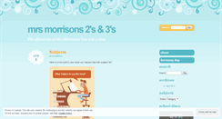 Desktop Screenshot of mrsmorrisons.wordpress.com