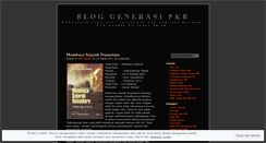 Desktop Screenshot of generasipkb.wordpress.com