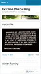 Mobile Screenshot of extremechef.wordpress.com