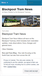 Mobile Screenshot of blackpooltramnews.wordpress.com