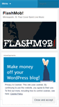 Mobile Screenshot of flashmobrocks.wordpress.com