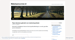 Desktop Screenshot of makelaarscorner.wordpress.com