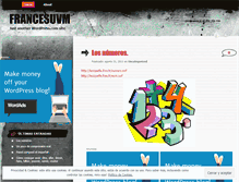 Tablet Screenshot of francesuvm.wordpress.com