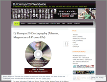 Tablet Screenshot of djdamyan29.wordpress.com
