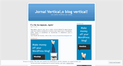 Desktop Screenshot of jornalvertical.wordpress.com