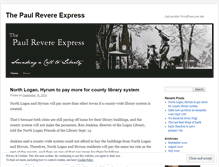 Tablet Screenshot of paulrevereexpress.wordpress.com