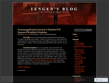 Tablet Screenshot of firsthandtengen.wordpress.com