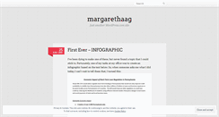 Desktop Screenshot of margarethaag.wordpress.com