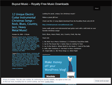 Tablet Screenshot of noroyaltiesmusicdotcom.wordpress.com