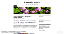 Desktop Screenshot of poweredbyintuition.wordpress.com