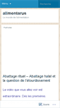 Mobile Screenshot of alimentarus.wordpress.com