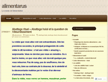 Tablet Screenshot of alimentarus.wordpress.com