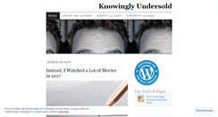 Desktop Screenshot of knowinglyundersold.wordpress.com