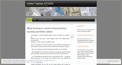 Desktop Screenshot of onlinefashionstudio.wordpress.com