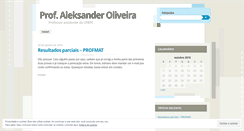 Desktop Screenshot of profaleksander.wordpress.com