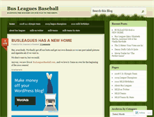 Tablet Screenshot of busleagues.wordpress.com