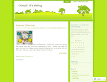 Tablet Screenshot of chelsy0115.wordpress.com