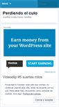 Mobile Screenshot of perdiendoelculo.wordpress.com