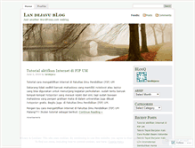 Tablet Screenshot of landejavu.wordpress.com