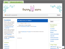 Tablet Screenshot of bunnyearstv.wordpress.com