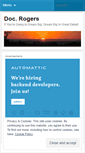 Mobile Screenshot of docrogers9o4.wordpress.com