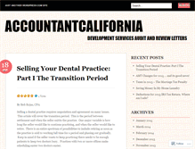 Tablet Screenshot of accountantcalifornia.wordpress.com