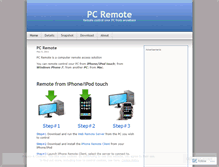 Tablet Screenshot of pcremote.wordpress.com