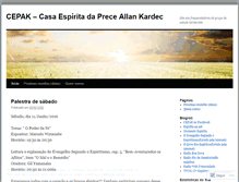 Tablet Screenshot of grupodeestudodaprece.wordpress.com