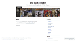 Desktop Screenshot of diebuecherdiebin.wordpress.com