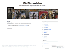 Tablet Screenshot of diebuecherdiebin.wordpress.com