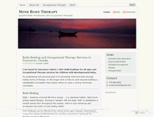 Tablet Screenshot of mindbodytherapy.wordpress.com