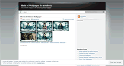 Desktop Screenshot of notebookwallpaper.wordpress.com