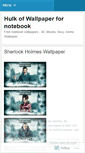 Mobile Screenshot of notebookwallpaper.wordpress.com