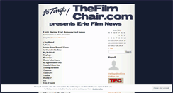 Desktop Screenshot of eriefilm.wordpress.com