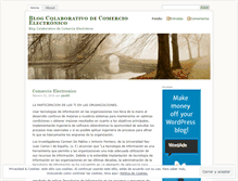 Tablet Screenshot of iscomercio.wordpress.com