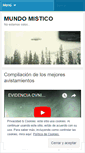 Mobile Screenshot of mundomistico.wordpress.com