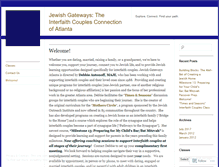 Tablet Screenshot of interfaithcouplesconnection.wordpress.com