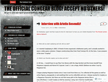 Tablet Screenshot of congear.wordpress.com