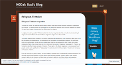 Desktop Screenshot of n0dakbud.wordpress.com