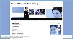 Desktop Screenshot of brookewilliamsfanpage.wordpress.com