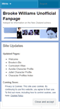 Mobile Screenshot of brookewilliamsfanpage.wordpress.com