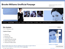 Tablet Screenshot of brookewilliamsfanpage.wordpress.com