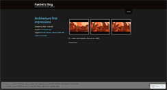 Desktop Screenshot of faidrel.wordpress.com