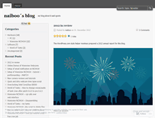 Tablet Screenshot of naiboo.wordpress.com