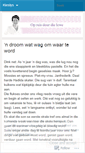 Mobile Screenshot of opreisdeurdielewe.wordpress.com