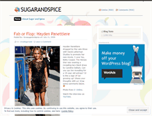 Tablet Screenshot of ilovesugarandspice.wordpress.com