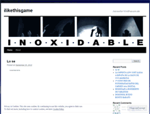 Tablet Screenshot of ilikethisgame.wordpress.com