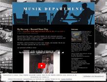 Tablet Screenshot of musikdepartment.wordpress.com