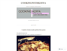 Tablet Screenshot of cookingwithkoffa.wordpress.com