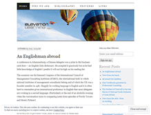 Tablet Screenshot of elevationlearning.wordpress.com